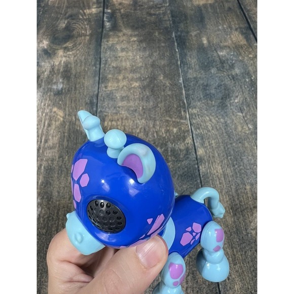 Zoomer Zups Interactive Giraffe With Lights & Sounds! Safari Pets Rafa! Blue! - Picture 8 of 13